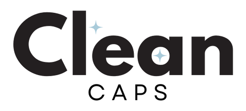 CleanCaps logo blue